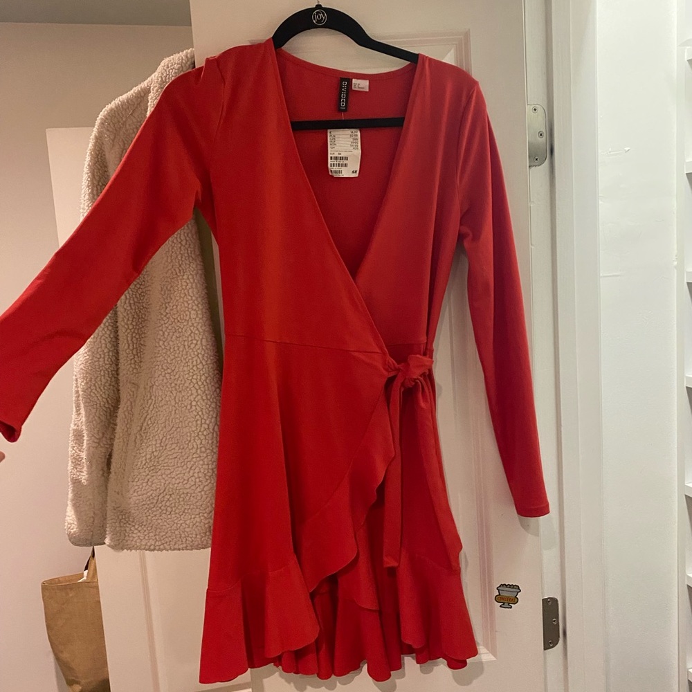 Red cotton dress!